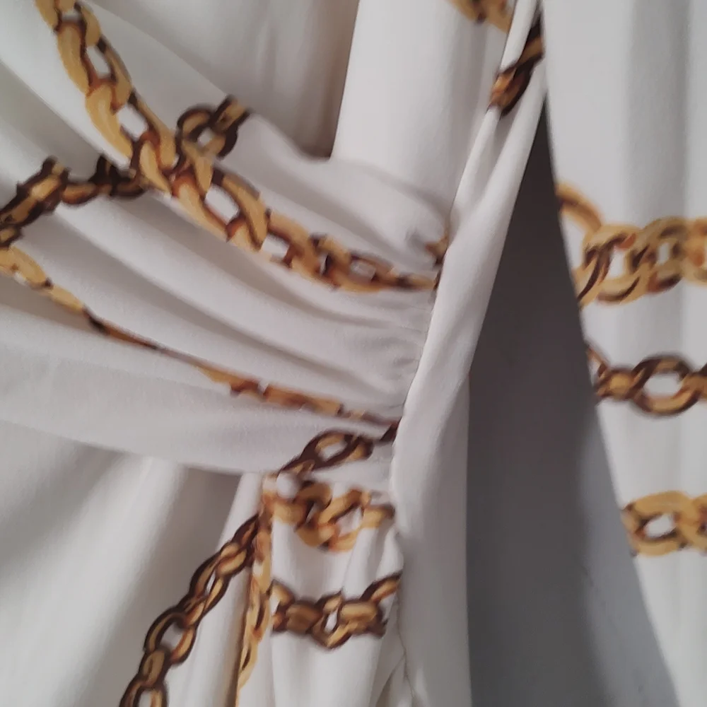 Ralph Lauren dress  Gold Chain  Size 6 Midi Cocktail Read Full Drescription - Picture 10 of 14